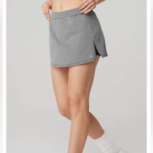 Like New Alo Micro Houndstooth Tennis Skirt XS